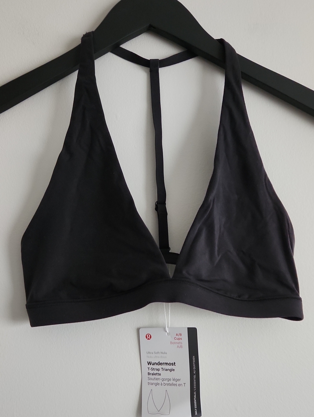 NWT lululemon Nulu Wundermost T‑Strap Triangle Bralette Size 8 For A/B Cup